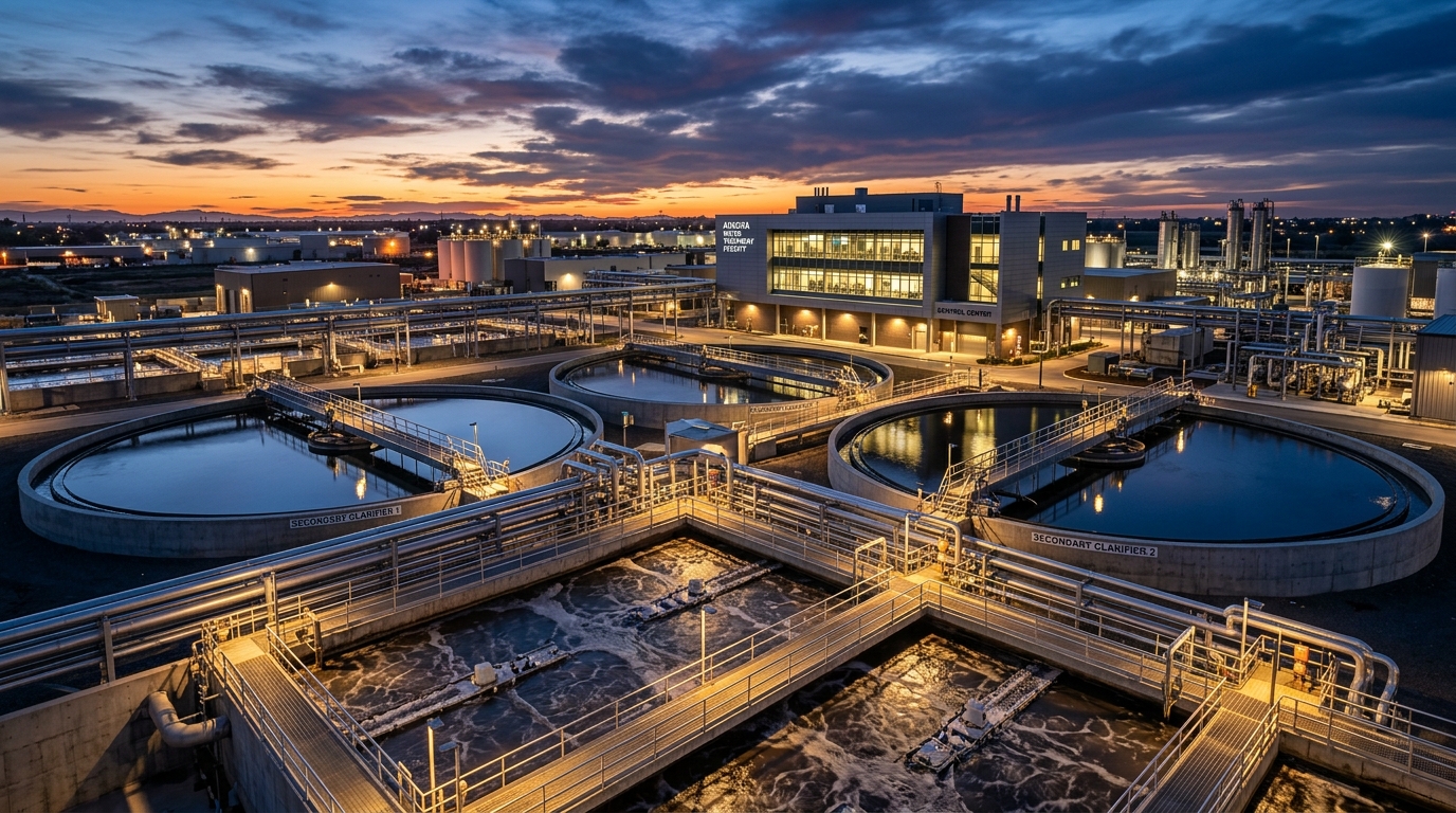 Phần mềm SCADA Web Server giám sát trạm nước thải từ xa an toàn